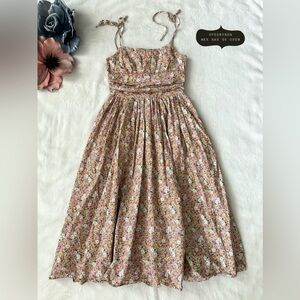 MDS Stripes Floral Cami Dress size 4